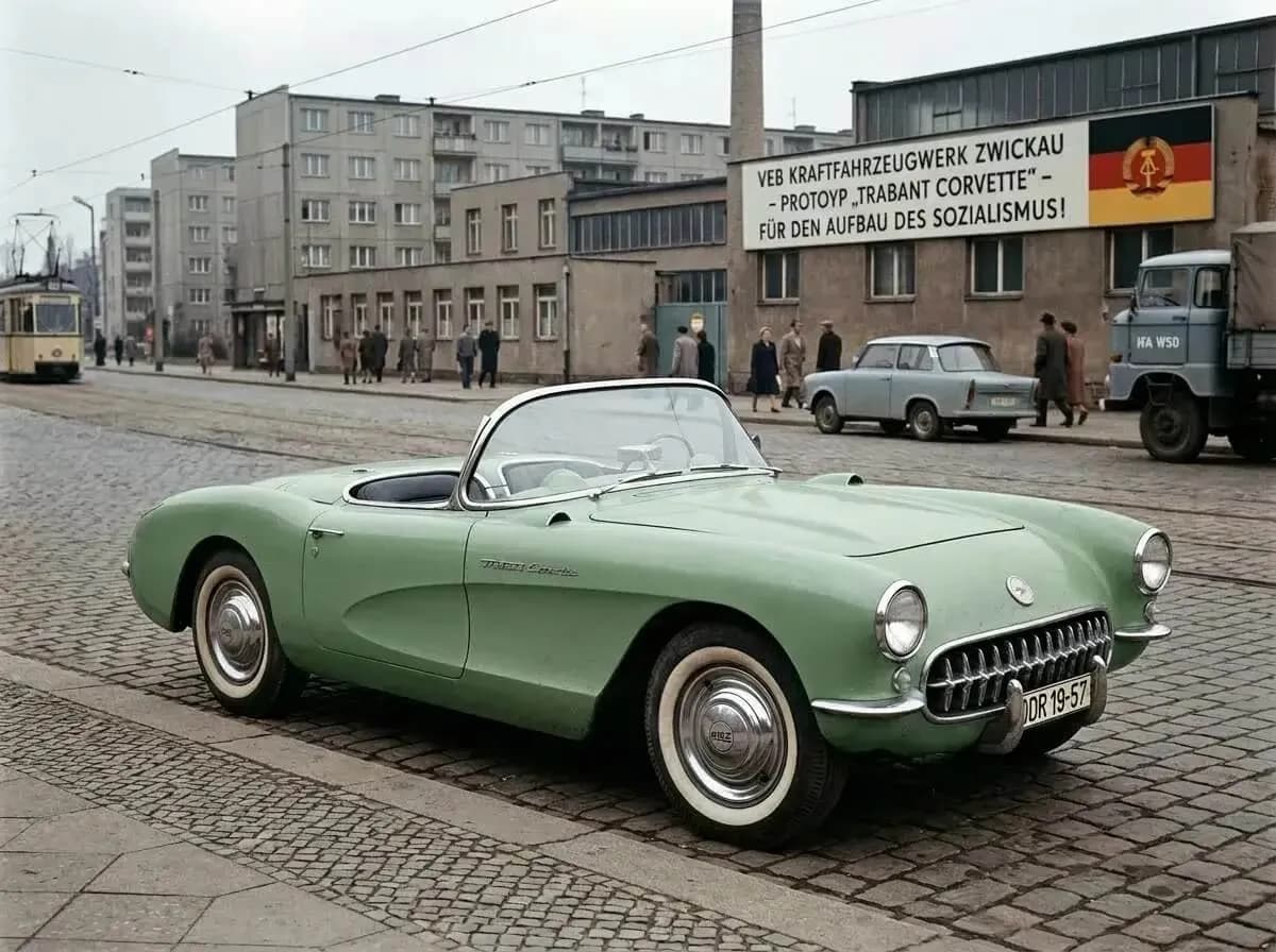 Image edit by Nano Banana Pro — car color changed while the scene stays intact